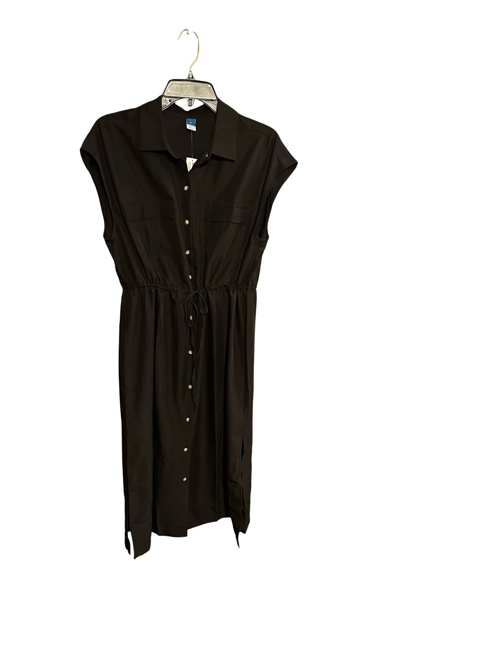 Old Navy Waist-Defined Utility Midi Shirt Dress, Size Medium. - Picture 5 of 11